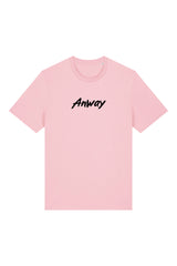T-Shirt aus 100 % Bio-Baumwolle mit normaler Passform, erhältlich in verschiedenen Farben wie Blue Soul, Cotton Pink, Lavender, Aloe, Weiss und Schwarz. Individuell bedruckbar mit Wunschmotiv. Weiches, angenehm leichtes Material für hohen Tragekomfort. Ideal für einen zeitgemässen, entspannten Look. Mit schwarzem Anway-Logo in Pinsel-Schrift auf der Brust.