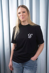 BUILD YOUR OWN T-SHIRT (NORMAL) | DOG GIRL | BLACK