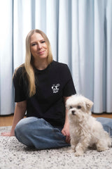 BUILD YOUR OWN T-SHIRT (NORMAL) | DOG GIRL | BLACK