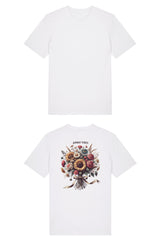 T-Shirt aus 100 % Bio-Baumwolle mit normaler Passform, erhältlich in verschiedenen Farben wie Blue Soul, Cotton Pink, Lavender, Aloe, Weiss und Schwarz. Individuell bedruckbar mit Wunschmotiv. Weiches, angenehm leichtes Material für hohen Tragekomfort. Ideal für einen zeitgemässen, entspannten Look. Mit grossem buntem Blumenstrauss auf dem Rücken und „ANWAY VIBES“-Schriftzug.