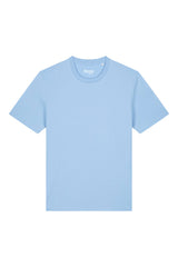 T-Shirt aus Bio-Baumwolle mit normaler Passform – in Hellblau (Blue Soul), Rosa (Cotton Pink), Lavendel (Lavender), Aloegrün (Aloe), Weiss (White) oder Schwarz (Black) erhältlich.