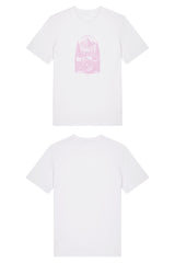 T-Shirt aus 100 % Bio-Baumwolle mit normaler Passform, erhältlich in verschiedenen Farben wie Blue Soul, Cotton Pink, Lavender, Aloe, Weiss und Schwarz. Individuell bedruckbar mit Wunschmotiv. Weiches, angenehm leichtes Material für hohen Tragekomfort. Ideal für einen zeitgemässen, entspannten Look. Mit rosa Kamera-Illustration, Bergpanorama und Tannenwäldern auf der Vorderseite des T-Shirts.