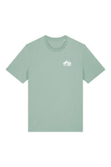 T-Shirt aus 100 % Bio-Baumwolle mit normaler Passform, erhältlich in verschiedenen Farben wie Blue Soul, Cotton Pink, Lavender, Aloe, Weiss und Schwarz. Individuell bedruckbar mit Wunschmotiv. Weiches, angenehm leichtes Material für hohen Tragekomfort. Ideal für einen zeitgemässen, entspannten Look. Mit kleinem Zelt-Motiv, Bäumen und Mond auf der Vorderseite und grossem „CAMPING GIRL“-Print auf dem Rücken. 