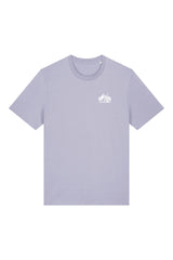 T-Shirt aus 100 % Bio-Baumwolle mit normaler Passform, erhältlich in verschiedenen Farben wie Blue Soul, Cotton Pink, Lavender, Aloe, Weiss und Schwarz. Individuell bedruckbar mit Wunschmotiv. Weiches, angenehm leichtes Material für hohen Tragekomfort. Ideal für einen zeitgemässen, entspannten Look. Mit kleinem Zelt-Motiv, Bäumen und Mond auf der Vorderseite und grossem „CAMPING GIRL“-Print auf dem Rücken. 