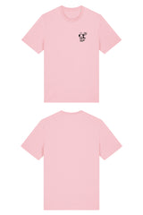 T-Shirt aus 100 % Bio-Baumwolle mit normaler Passform, erhältlich in verschiedenen Farben wie Blue Soul, Cotton Pink, Lavender, Aloe, Weiss und Schwarz. Individuell bedruckbar mit Wunschmotiv. Weiches, angenehm leichtes Material für hohen Tragekomfort. Ideal für einen zeitgemässen, entspannten Look. Mit kleinem schwarzen Druck eines fröhlichen Hundes auf der linken Brust.