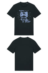 BUILD YOUR OWN T-SHIRT (NORMAL) |  EVERYBODY BORN TO BE A STAR | BLACK