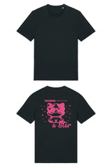 BUILD YOUR OWN T-SHIRT (NORMAL) |  EVERYBODY BORN TO BE A STAR | BLACK