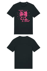 BUILD YOUR OWN T-SHIRT (NORMAL) |  EVERYBODY BORN TO BE A STAR | BLACK