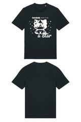 BUILD YOUR OWN T-SHIRT (NORMAL) |  EVERYBODY BORN TO BE A STAR | BLACK