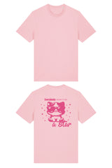 BUILD YOUR OWN T-SHIRT (NORMAL) | EVERYBODY BORN TO BE A STAR | COTTON PINK