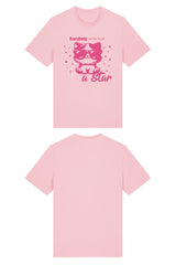 BUILD YOUR OWN T-SHIRT (NORMAL) | EVERYBODY BORN TO BE A STAR | COTTON PINK
