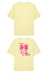 BUILD YOUR OWN T-SHIRT (RELAXED FIT) | EVERYBODY BORN TO BE A STAR | LEMON SORBET