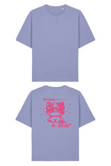 BUILD YOUR OWN T-SHIRT (RELAXED FIT) | EVERYBODY BORN TO BE A STAR | VIOLET