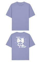 BUILD YOUR OWN T-SHIRT (RELAXED FIT) | EVERYBODY BORN TO BE A STAR | VIOLET