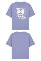 BUILD YOUR OWN T-SHIRT (RELAXED FIT) | EVERYBODY BORN TO BE A STAR | VIOLET