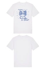 BUILD YOUR OWN T-SHIRT (NORMAL) | EVERYBODY BORN TO BE A STAR | WHITE