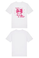 BUILD YOUR OWN T-SHIRT (NORMAL) | EVERYBODY BORN TO BE A STAR | WHITE