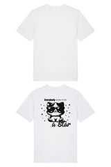 BUILD YOUR OWN T-SHIRT (NORMAL) | EVERYBODY BORN TO BE A STAR | WHITE