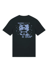BUILD YOUR OWN T-SHIRT (NORMAL) |  EVERYBODY BORN TO BE A STAR | BLACK