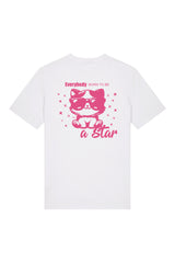 BUILD YOUR OWN T-SHIRT (NORMAL) | EVERYBODY BORN TO BE A STAR | WHITE