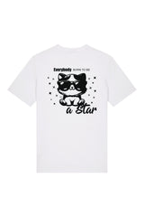 BUILD YOUR OWN T-SHIRT (NORMAL) | EVERYBODY BORN TO BE A STAR | WHITE