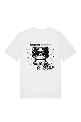 BUILD YOUR OWN T-SHIRT (NORMAL) | EVERYBODY BORN TO BE A STAR | WHITE
