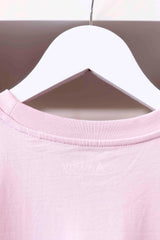 T-Shirt Normal Farbe Cotton Pink rosa 