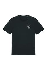T-Shirt aus 100 % Bio-Baumwolle mit normaler Passform, erhältlich in verschiedenen Farben wie Blue Soul, Cotton Pink, Lavender, Aloe, Weiss und Schwarz. Individuell bedruckbar mit Wunschmotiv. Weiches, angenehm leichtes Material für hohen Tragekomfort. Ideal für einen zeitgemässen, entspannten Look. Vorderseite: Kleiner Hund im Comic-Stil auf der linken Brust. Rückseite: Handgezeichnetes Hundemotiv und Schriftzug „LIFE IS BETTER WITH ANWAY“