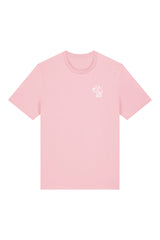 T-Shirt aus 100 % Bio-Baumwolle mit normaler Passform, erhältlich in verschiedenen Farben wie Blue Soul, Cotton Pink, Lavender, Aloe, Weiss und Schwarz. Individuell bedruckbar mit Wunschmotiv. Weiches, angenehm leichtes Material für hohen Tragekomfort. Ideal für einen zeitgemässen, entspannten Look. Vorderseite: Kleiner Hund im Comic-Stil auf der linken Brust. Rückseite: Handgezeichnetes Hundemotiv und Schriftzug „LIFE IS BETTER WITH ANWAY“