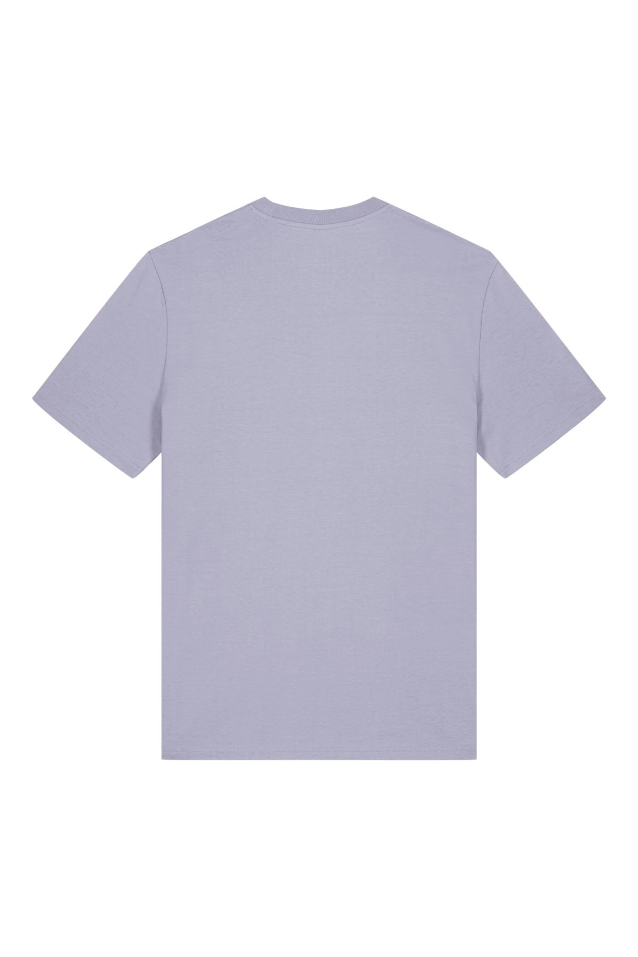 T-Shirt aus Bio-Baumwolle mit normaler Passform – in Lavendel (Lavender), Rosa (Cotton Pink), Hellblau (Blue Soul), Aloegrün (Aloe), Weiss (White) oder Schwarz (Black) erhältlich.