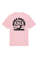 BUILD YOUR OWN T-SHIRT (NORMAL) | MORE DOZING LESS THINKING | COTTON PINK