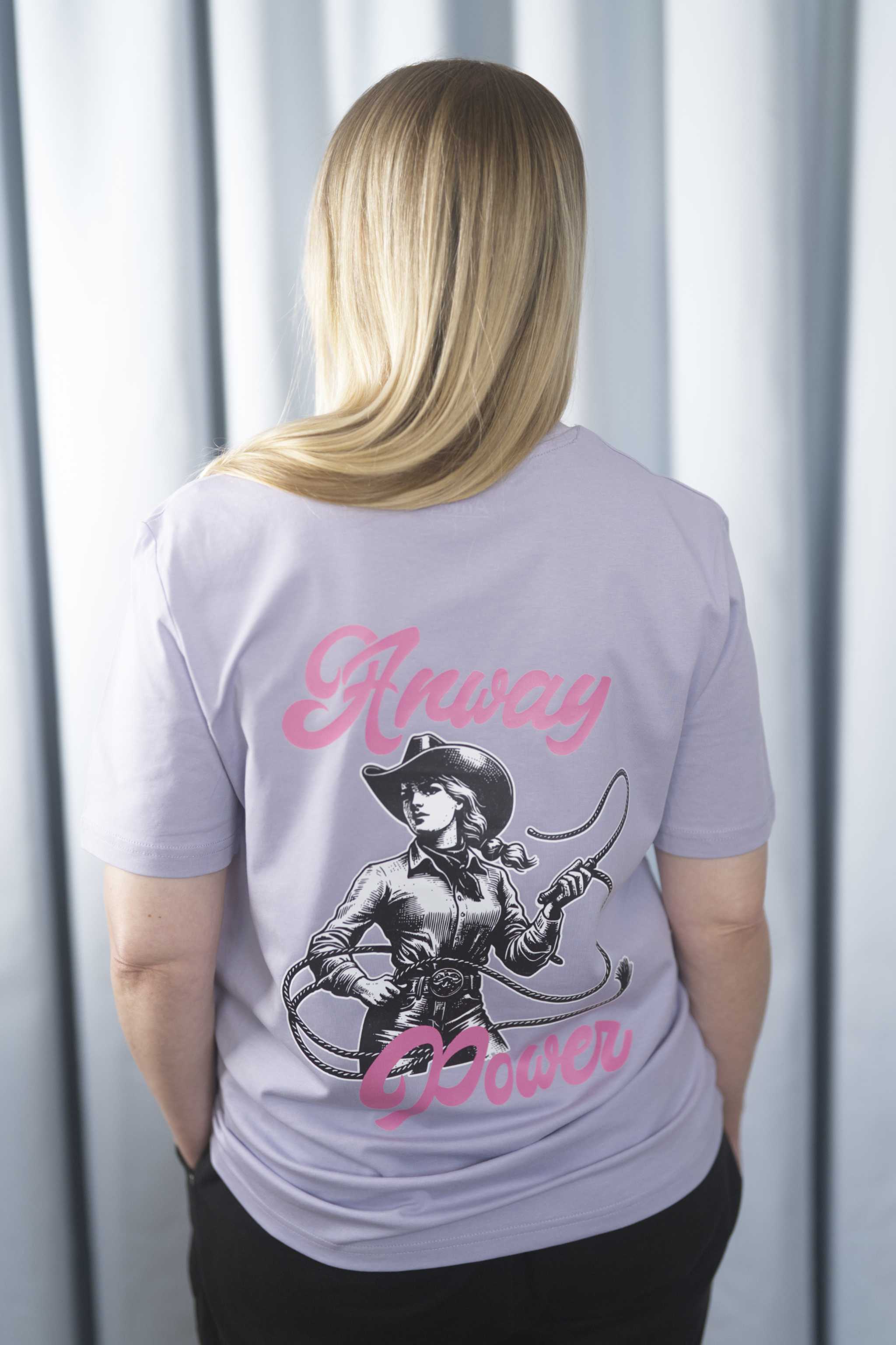 Shirt Lavender Print Anway Power