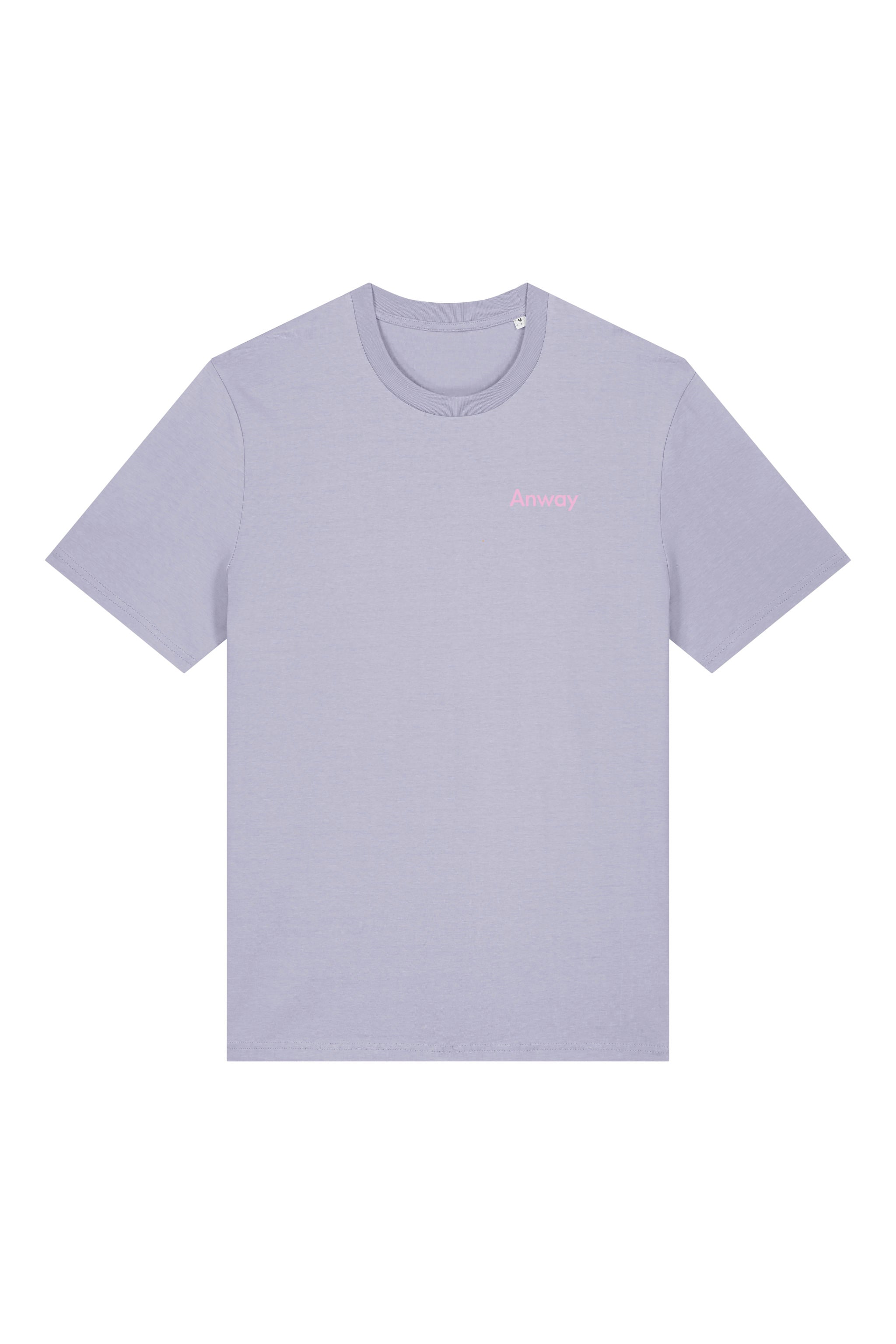 T-Shirt aus 100 % Bio-Baumwolle mit normaler Passform, erhältlich in verschiedenen Farben wie Blue Soul, Cotton Pink, Lavender, Aloe, Weiss und Schwarz. Individuell bedruckbar mit Wunschmotiv. Weiches, angenehm leichtes Material für hohen Tragekomfort. Ideal für einen zeitgemässen, entspannten Look. Vorderseite: Kleiner „Anway“-Schriftzug auf der linken Brust. Rückseite: Grosses Design mit Sonnenblume und Text „GOOD DAY TO BLOOM“.