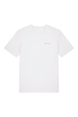 T-Shirt aus 100 % Bio-Baumwolle mit normaler Passform, erhältlich in verschiedenen Farben wie Blue Soul, Cotton Pink, Lavender, Aloe, Weiss und Schwarz. Individuell bedruckbar mit Wunschmotiv. Weiches, angenehm leichtes Material für hohen Tragekomfort. Ideal für einen zeitgemässen, entspannten Look. Vorderseite: Kleiner „Anway“-Schriftzug auf der linken Brust. Rückseite: Grosses Design mit Sonnenblume und Text „GOOD DAY TO BLOOM“.
