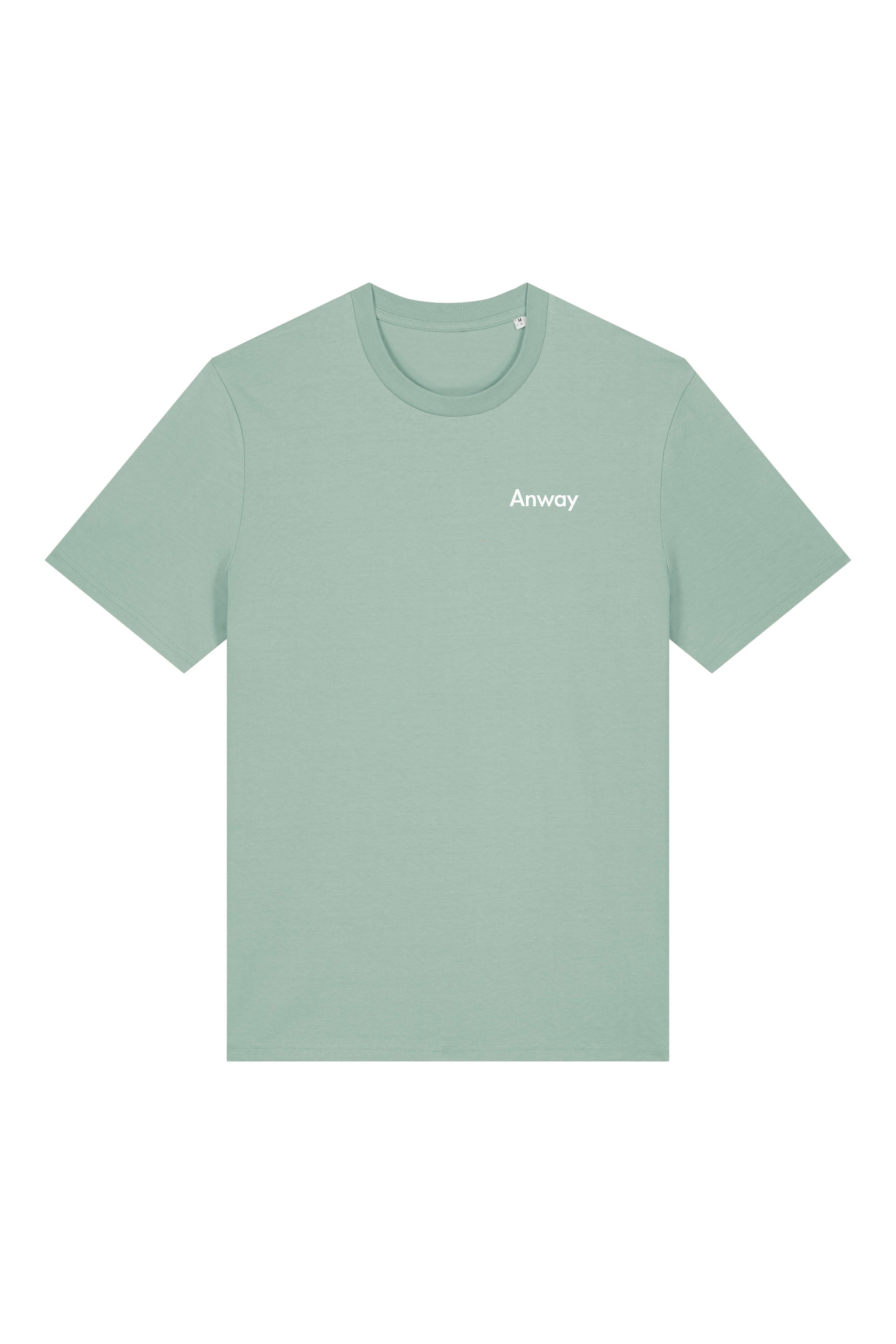 T-Shirt aus 100 % Bio-Baumwolle mit normaler Passform, erhältlich in verschiedenen Farben wie Blue Soul, Cotton Pink, Lavender, Aloe, Weiss und Schwarz. Individuell bedruckbar mit Wunschmotiv. Weiches, angenehm leichtes Material für hohen Tragekomfort. Ideal für einen zeitgemässen, entspannten Look. Vorderseite: Kleiner „Anway“-Schriftzug auf der linken Brust. Rückseite: Grosses Design mit Sonnenblume und Text „GOOD DAY TO BLOOM“.