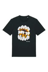 T-Shirt aus 100 % Bio-Baumwolle mit normaler Passform, erhältlich in verschiedenen Farben wie Blue Soul, Cotton Pink, Lavender, Aloe, Weiss und Schwarz. Individuell bedruckbar mit Wunschmotiv. Weiches, angenehm leichtes Material für hohen Tragekomfort. Ideal für einen zeitgemässen, entspannten Look. Design mit Sonnenblume und Text „GOOD DAY TO BLOOM“ auf der Vorderseite.
