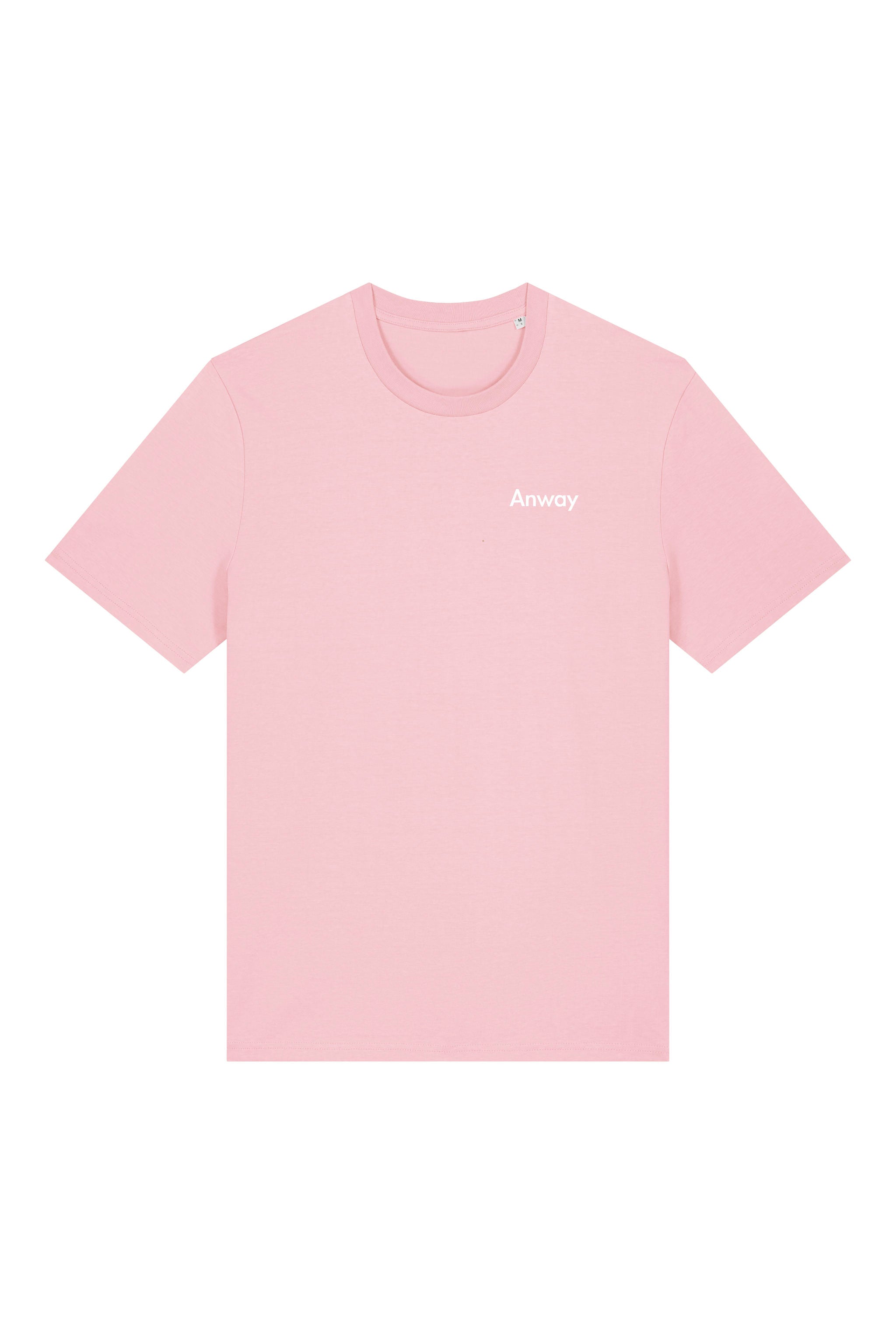 T-Shirt aus 100 % Bio-Baumwolle mit normaler Passform, erhältlich in verschiedenen Farben wie Blue Soul, Cotton Pink, Lavender, Aloe, Weiss und Schwarz. Individuell bedruckbar mit Wunschmotiv. Weiches, angenehm leichtes Material für hohen Tragekomfort. Ideal für einen zeitgemässen, entspannten Look. Vorderseite: Kleiner „Anway“-Schriftzug auf der linken Brust. Rückseite: Grosses Design mit Sonnenblume und Text „GOOD DAY TO BLOOM“.