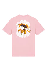 T-Shirt aus 100 % Bio-Baumwolle mit normaler Passform, erhältlich in verschiedenen Farben wie Blue Soul, Cotton Pink, Lavender, Aloe, Weiss und Schwarz. Individuell bedruckbar mit Wunschmotiv. Weiches, angenehm leichtes Material für hohen Tragekomfort. Ideal für einen zeitgemässen, entspannten Look. Vorderseite: Kleiner „Anway“-Schriftzug auf der linken Brust. Rückseite: Grosses Design mit Sonnenblume und Text „GOOD DAY TO BLOOM“.