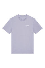T-Shirt aus 100 % Bio-Baumwolle mit normaler Passform, erhältlich in verschiedenen Farben wie Blue Soul, Cotton Pink, Lavender, Aloe, Weiss und Schwarz. Individuell bedruckbar mit Wunschmotiv. Weiches, angenehm leichtes Material für hohen Tragekomfort. Ideal für einen zeitgemässen, entspannten Look. Vorderseite: Kleiner „Anway“-Schriftzug auf der linken Brust. Rückseite: Grosses Design mit Sonnenblume und Text „GOOD DAY TO BLOOM“.