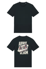T-Shirt aus 100 % Bio-Baumwolle mit normaler Passform, erhältlich in verschiedenen Farben wie Blue Soul, Cotton Pink, Lavender, Aloe, Weiss und Schwarz. Individuell bedruckbar mit Wunschmotiv. Weiches, angenehm leichtes Material für hohen Tragekomfort. Ideal für einen zeitgemässen, entspannten Look. Als Motiv auf der Rückseite eine Kassette, dekoriert mit Blumen, eingerahmt von Sternen – Text „ANWAY BLOOM“.