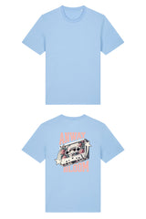 T-Shirt aus 100 % Bio-Baumwolle mit normaler Passform, erhältlich in verschiedenen Farben wie Blue Soul, Cotton Pink, Lavender, Aloe, Weiss und Schwarz. Individuell bedruckbar mit Wunschmotiv. Weiches, angenehm leichtes Material für hohen Tragekomfort. Ideal für einen zeitgemässen, entspannten Look. Als Motiv auf der Rückseite eine Kassette, dekoriert mit Blumen, eingerahmt von Sternen – Text „ANWAY BLOOM“.