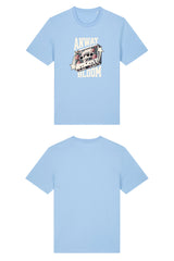 T-Shirt aus 100 % Bio-Baumwolle mit normaler Passform, erhältlich in verschiedenen Farben wie Blue Soul, Cotton Pink, Lavender, Aloe, Weiss und Schwarz. Individuell bedruckbar mit Wunschmotiv. Weiches, angenehm leichtes Material für hohen Tragekomfort. Ideal für einen zeitgemässen, entspannten Look. Als Motiv auf der Vorderseite eine Kassette, dekoriert mit Blumen, eingerahmt von Sternen – Text „ANWAY BLOOM“.