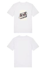 T-Shirt aus 100 % Bio-Baumwolle mit normaler Passform, erhältlich in verschiedenen Farben wie Blue Soul, Cotton Pink, Lavender, Aloe, Weiss und Schwarz. Individuell bedruckbar mit Wunschmotiv. Weiches, angenehm leichtes Material für hohen Tragekomfort. Ideal für einen zeitgemässen, entspannten Look. Als Motiv auf der Vorderseite eine Kassette, dekoriert mit Blumen, eingerahmt von Sternen – Text „ANWAY BLOOM“.