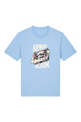 T-Shirt aus 100 % Bio-Baumwolle mit normaler Passform, erhältlich in verschiedenen Farben wie Blue Soul, Cotton Pink, Lavender, Aloe, Weiss und Schwarz. Individuell bedruckbar mit Wunschmotiv. Weiches, angenehm leichtes Material für hohen Tragekomfort. Ideal für einen zeitgemässen, entspannten Look. Als Motiv auf der Vorderseite eine Kassette, dekoriert mit Blumen, eingerahmt von Sternen – Text „ANWAY BLOOM“.
