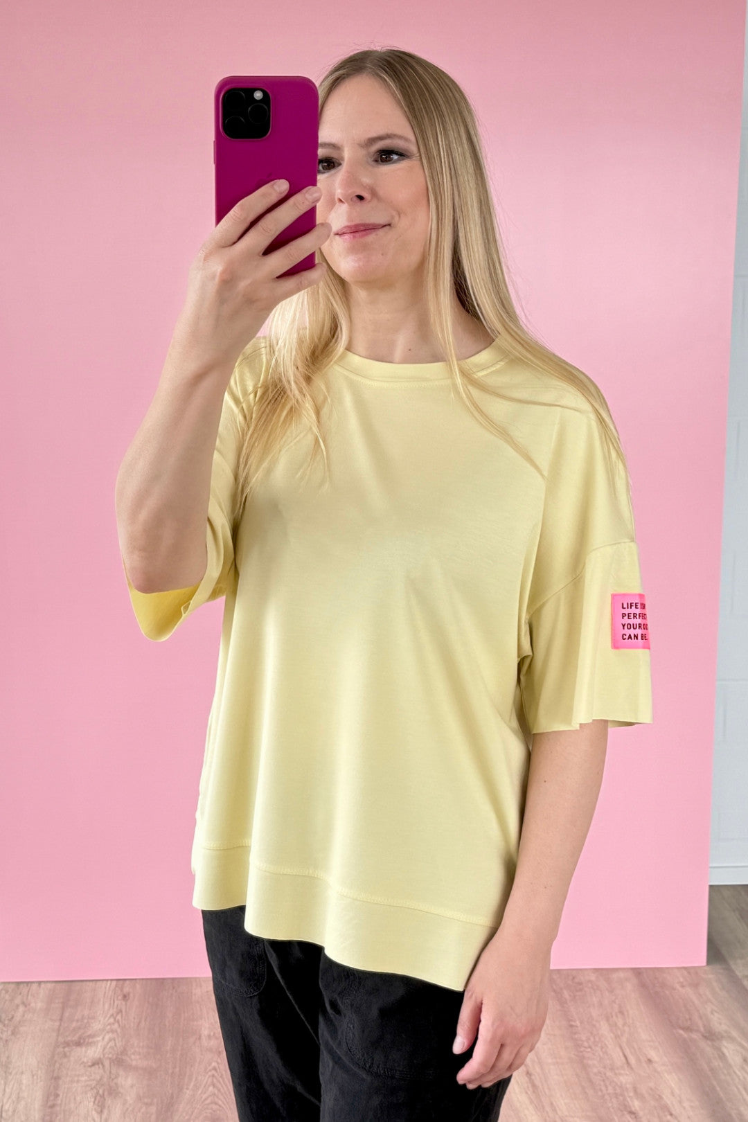 OVERSIZED SHIRT JUNA | GELB