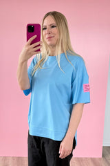 OVERSIZED SHIRT JUNA | HELLBLAU