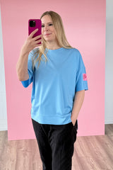 OVERSIZED SHIRT JUNA | HELLBLAU