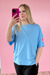 OVERSIZED SHIRT JUNA | HELLBLAU