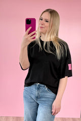 OVERSIZED SHIRT JUNA | SCHWARZ