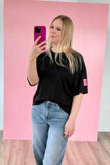 OVERSIZED SHIRT JUNA | SCHWARZ